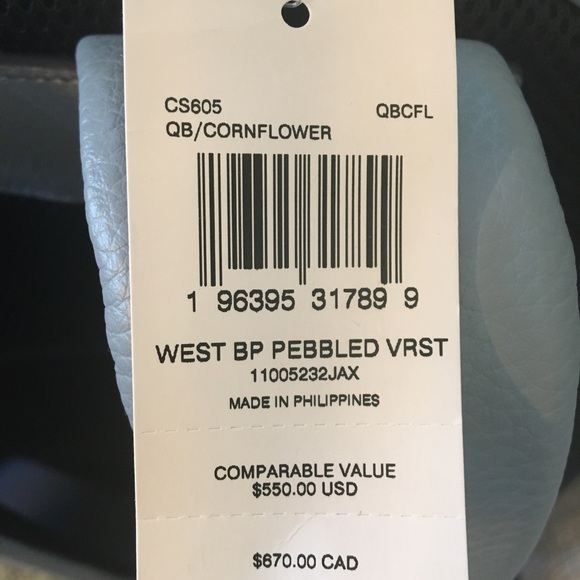 NWT COACH WEST BACKPACK WITH VARSITY - Picture 9 of 9